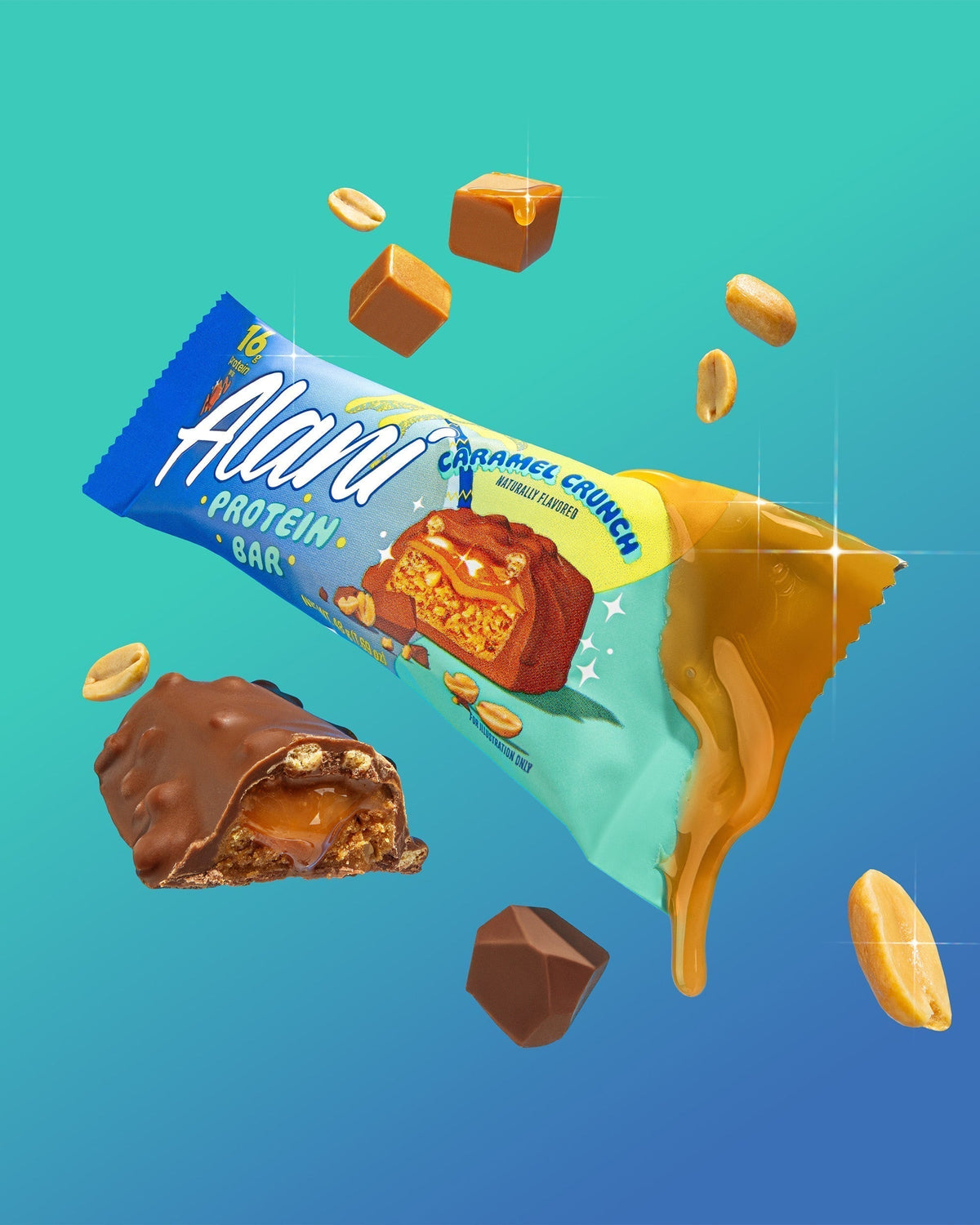 protein bar - caramel crunch